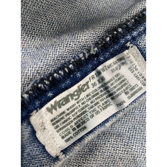 Wrangler FR Fire Resistant Relaxed Fit Jeans Mens 36x36 (Measures 34x33) Light - Picture 6 of 9